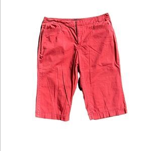 FRENCH CUFF Women’s Salmon Capris Size 12